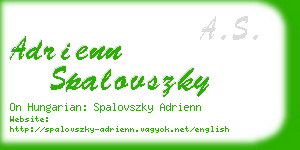 adrienn spalovszky business card